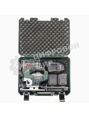 Лобзик электрический профессиональный бесщеточный KLPRO KLDT18B-20 (18В, Li-ion-2шт, 2.0А·ч, патрубок для пылесоса, полотна (дерево/металл, З/У, кейс)