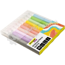 Фломастеры Silwerhof Create 13мм 146мм кисть, вентилируемый колпачок, 10 цветов, пакет с европодвесом