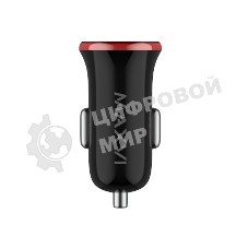 Автомобильное зарядное устройство Maxvi CCM-101BR USB 1А черно-красный