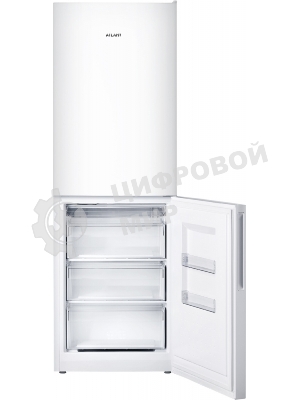 Холодильник Atlant ХМ-4619-101 белый двухкамерный 182/119л морозилка снизу