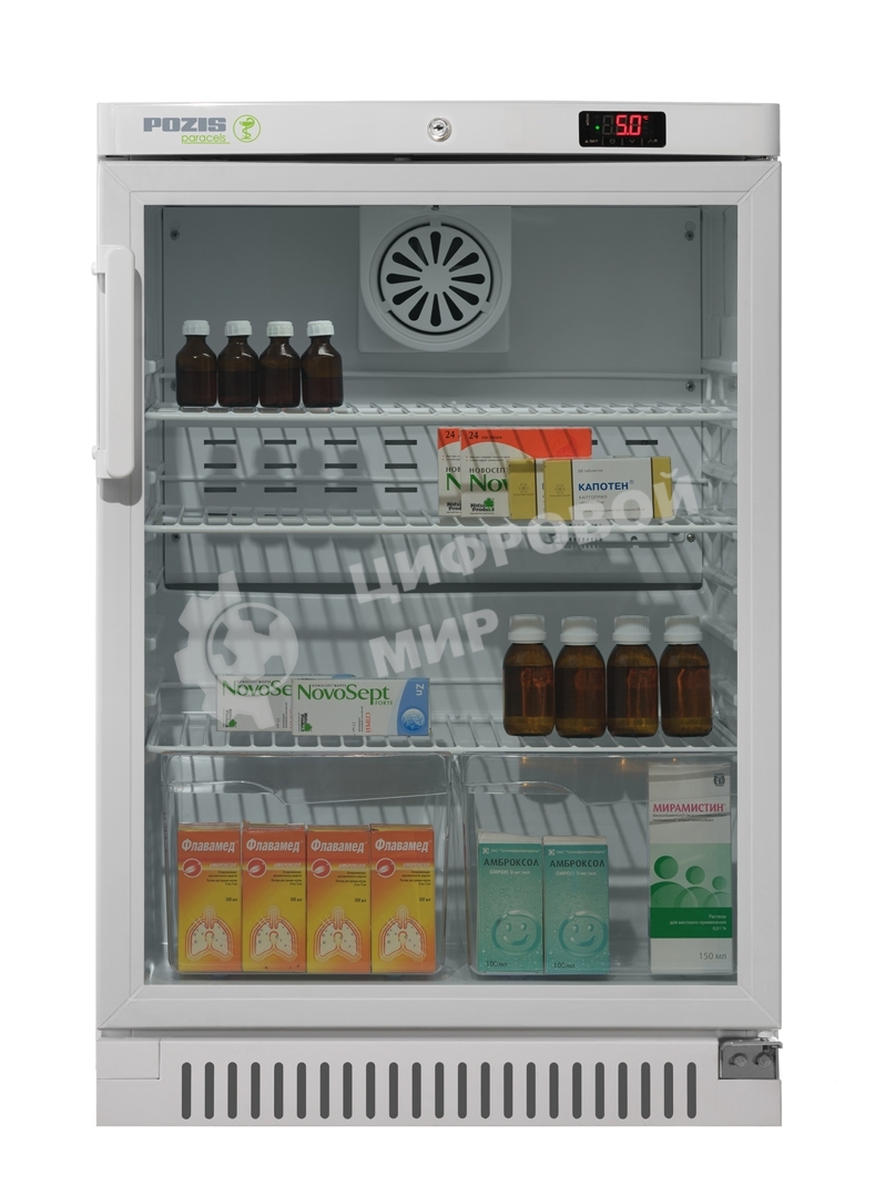 Холодильник фармацевтический Pozis ХФ-140-1 белый однокамерный 140 л без морозильной камеры