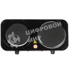 Плита настольная электрическая Energy EN-903В чёрный, 2,5 кВт, ТЭН, конфорки - 2, эмаль, поворотные переключатели