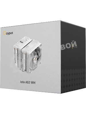 Кулер Ocypus Iota A62 WH Iota-A62-WH белый 120мм алюминий+медь 2000rpm 29db 4-pin 260W 158мм