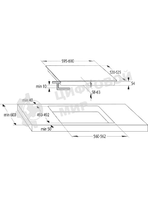 Индукционная варочная панель Gorenje GI6421SYW белый