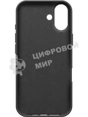 Чехол (клип-кейс) BoraSCO для Apple iPhone 16 Plus Microfiber Case черный (73687)