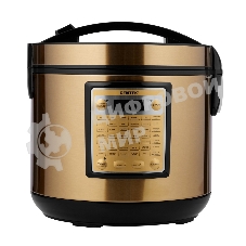 Мультиварка Centek CT-1495 черный/золотистый, 5.0 л, 42 программы + Мультишеф