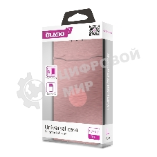 Чехол-книжка универсальный для смартфонов OLMIO р.L, 5.5