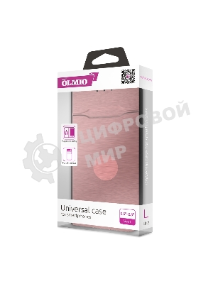 Чехол-книжка универсальный для смартфонов OLMIO р.L, 5.5