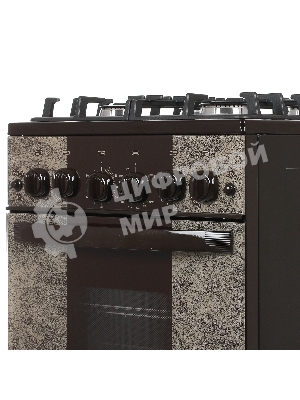 Плита газовая Gefest 5500-02 0114 коричневый, конфорок 4 шт, духовка 52 л, 50 см x 85 см x 58.5 см