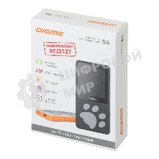 Плеер Hi-Fi Flash Digma S4 8Gb черный/серый/1.8