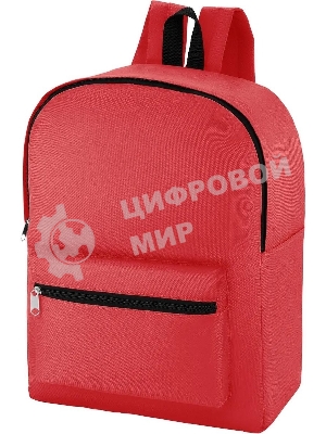 Рюкзак Silwerhof Simple, красный, 28x41x14см, 830836