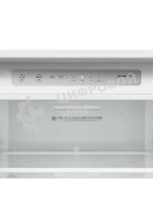 Встраиваемый холодильник Kuppersberg RBN 1761, High-Tech, ВхШхГ 178.5х54х55 см, объем 274 л, инверторный компрессор, электронное управление, скользящее крепление фасада, No Frost, LED освещение, супер заморозка, энергоэффективность А++