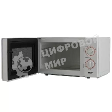 Микроволновая печь Mystery MMW-2013 белый, 20 л, 800 Вт, переключатели - поворотный механизм