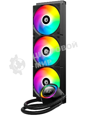 Система жидкостного охлаждения ID-Cooling FX360 TD ARGB Soc-AM5/AM4/1200/1700/1851 черный 4-pin 27.2dB Al+Cu LCD 350W Ret