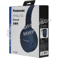Беспроводные наушники Panasonic RB-HF420BGEA синий, накладные, Bluetooth, быстрая зарядка