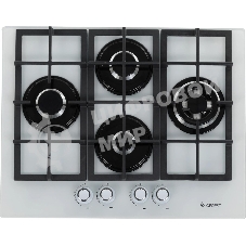 Газовая варочная панель Gefest ПВГ 2231-01 Р12, 4 конфорки, закаленное стекло, белый