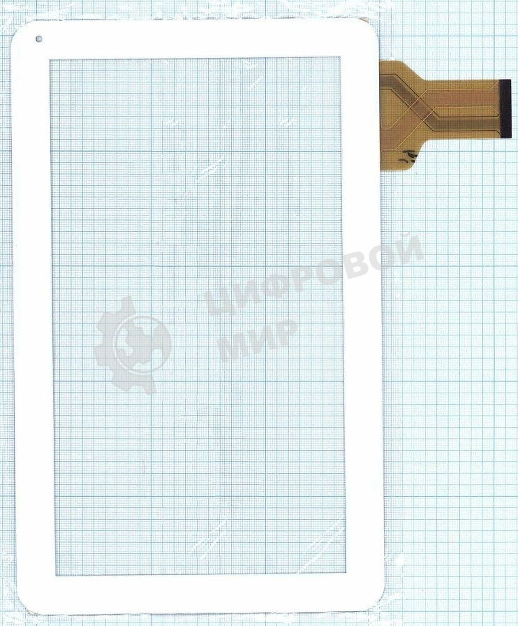 Сенсорное стекло (тачскрин) XC-PG1010-005FPC (257x159мм), белое