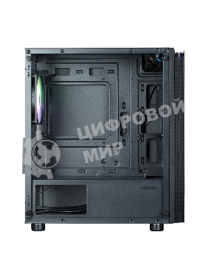 Компьютерный корпус ZALMAN T4 PLUS, MATX, черный, WINDOW, 1 x Combo (3.5'' or 2.5''), 1x3.5'', 2x2.5