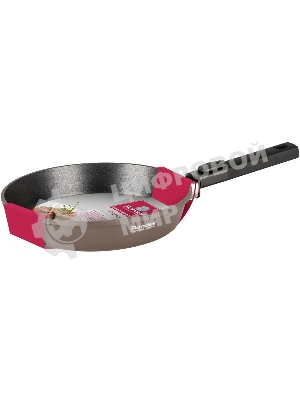 Сковорода Rondell Praline RDA-1564, 24см, съемная ручка, без крышки, коричневый