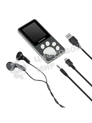 Плеер Hi-Fi Flash Digma S4 8Gb черный/серый/1.8