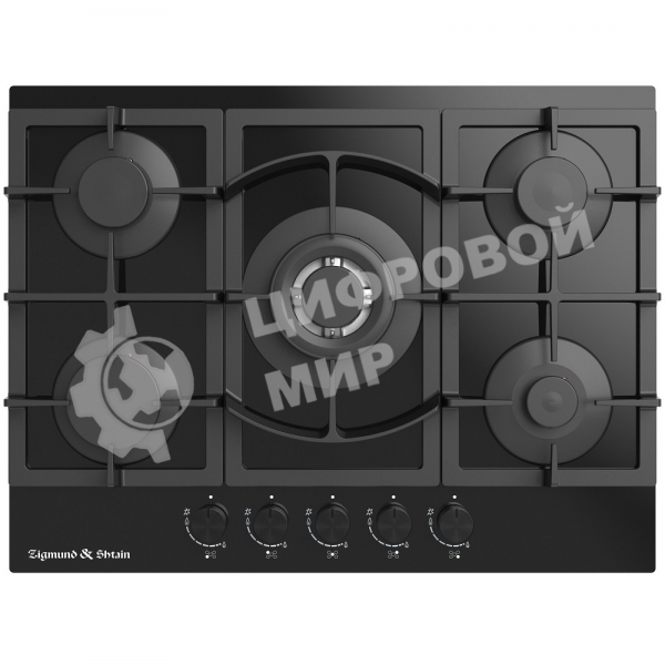 Газовая варочная панель Zigmund & Shtain M 26.7 B независимая, черный