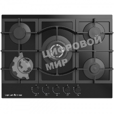 Газовая варочная панель Zigmund & Shtain M 26.7 B независимая, черный