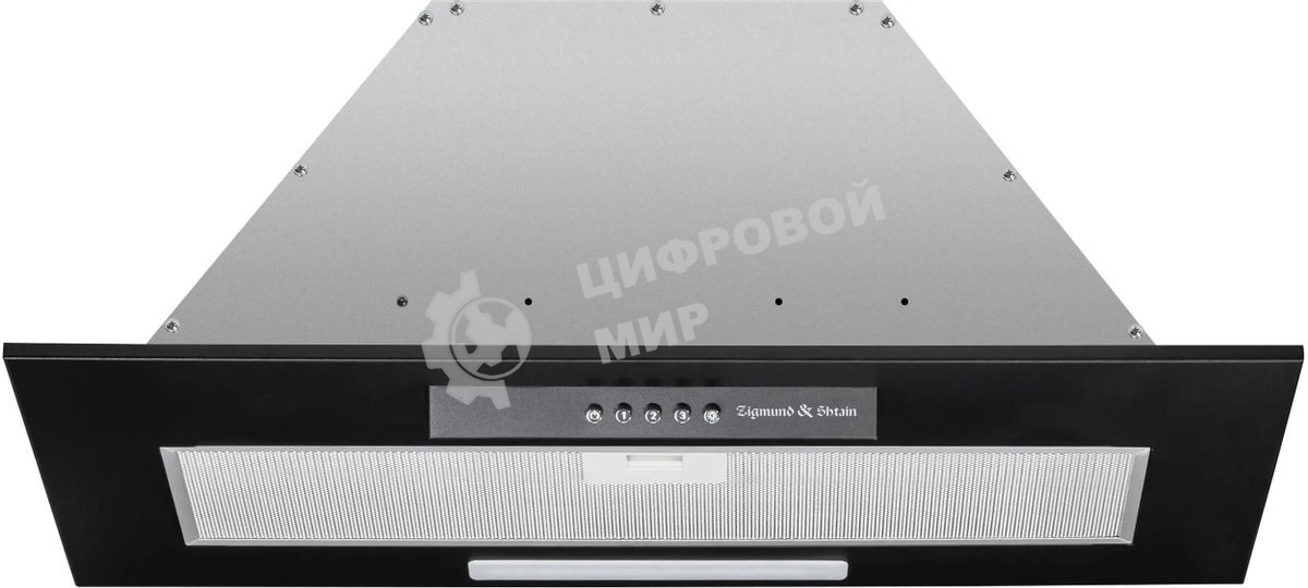 Вытяжка встраиваемая Zigmund & Shtain K 012.7 B черный, 70 см, 1010 куб. м/ч, 72 дБ