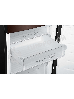 Холодильник Haier C4F740CLBGU1 коричневый двухкамерный 286/115л морозилка снизу, No Frost