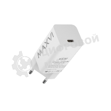 Сетевое зарядное устройство Maxvi A481GN mini 65W, USB-C, белый