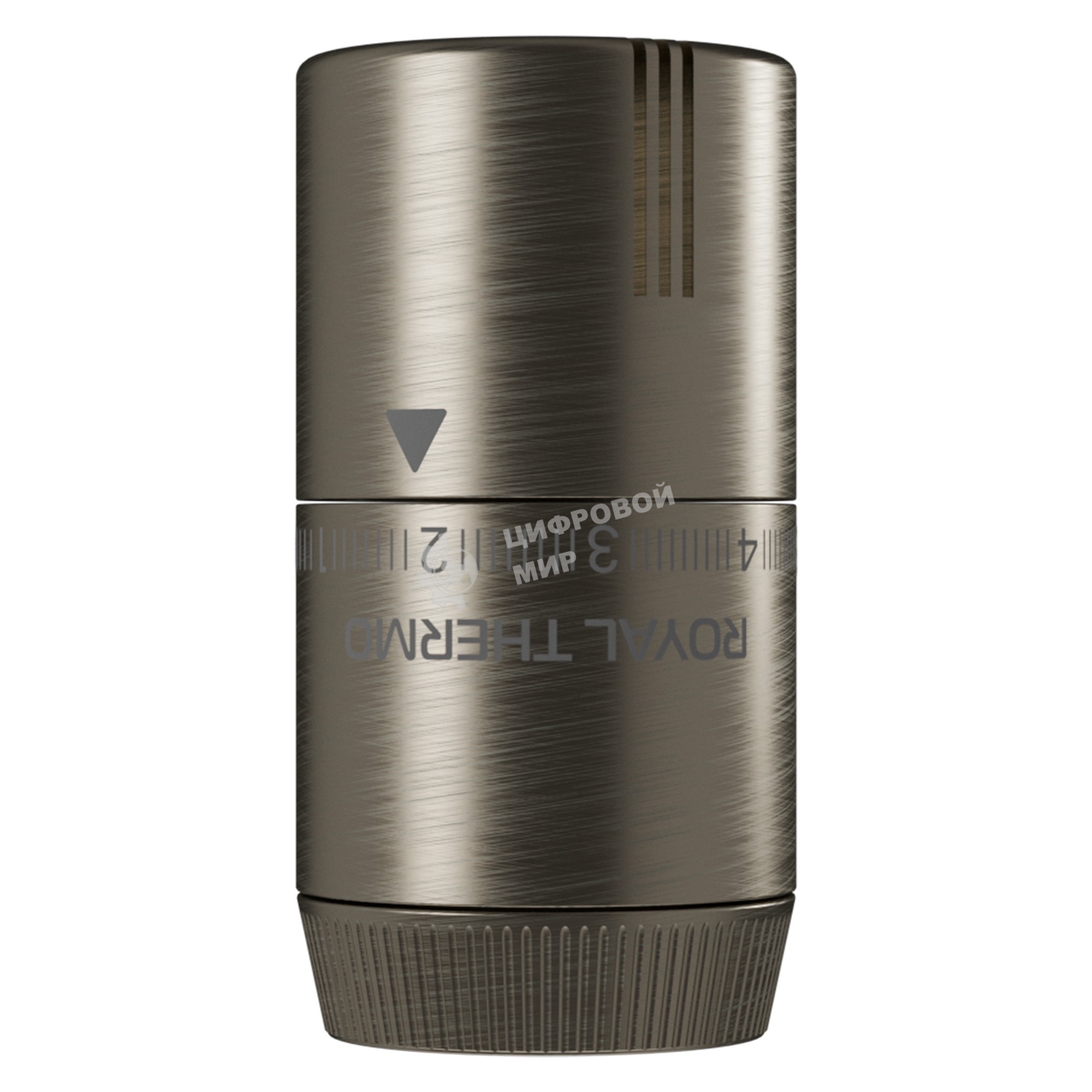 Термоголовка жидкостная Royal Thermo Design М30х1,5 (никель матовый)