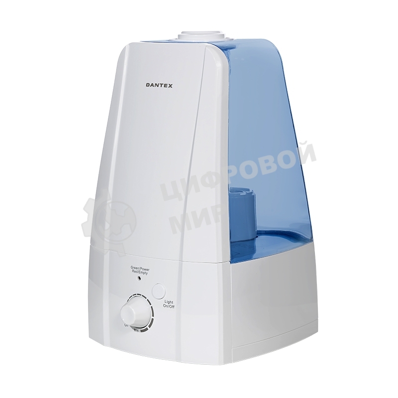 Увлажнитель воздуха Dantex D-H45UG белый, 25 Вт, 4.5 л, ультразвуковой, ионизация
