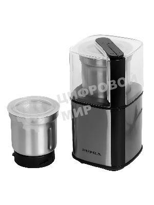 Кофемолка SUPRA CGS-320 300 Вт, 80 г, серебристый