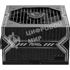 Блок питания MSI MAG A550BN, 550Вт, 80 PLUS Bronze, 120мм, черный