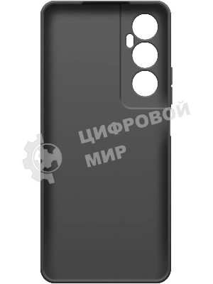 Чехол (клип-кейс) BoraSCO для Realme C65 Silicone Case черный