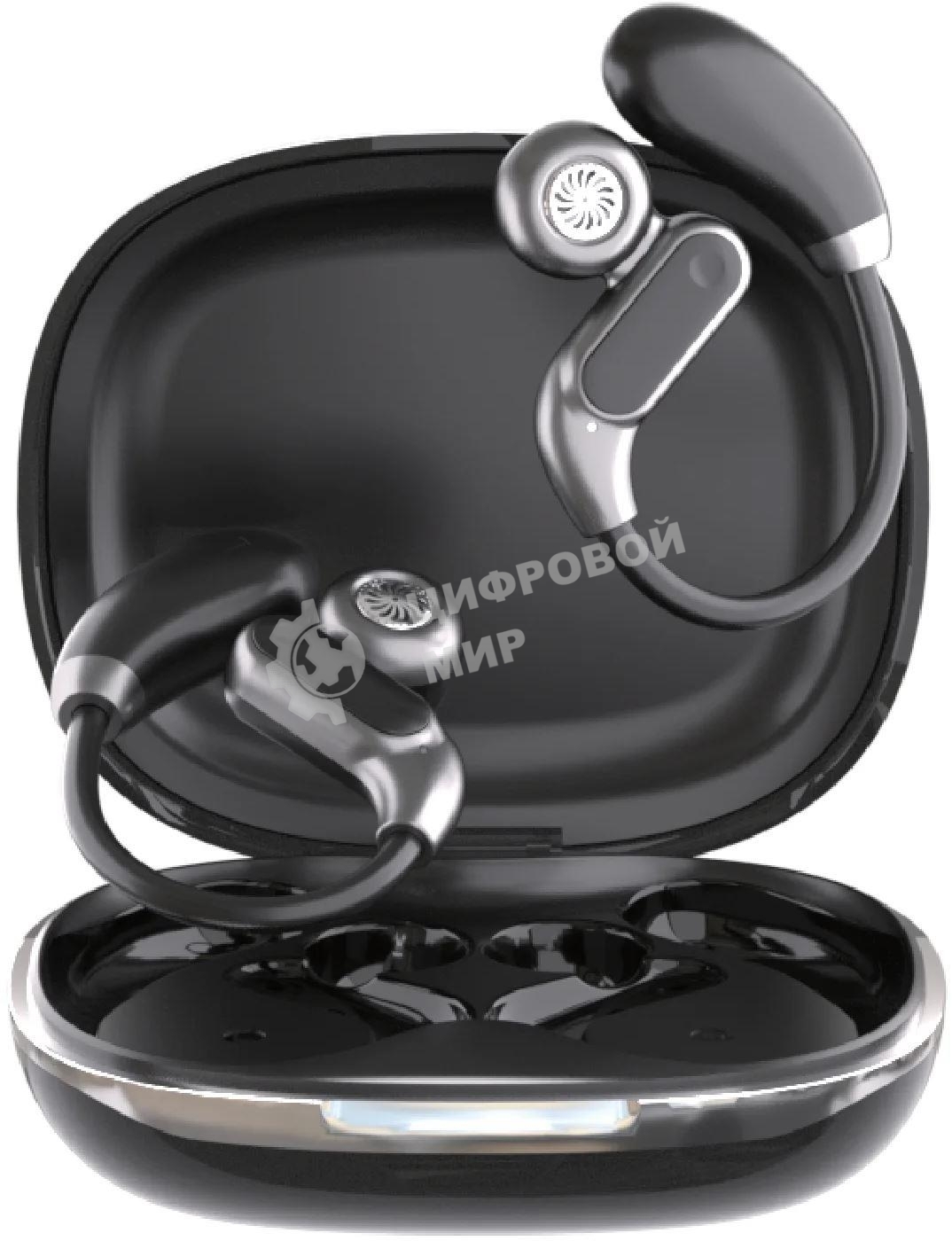 Наушники TWS Aksberry G25 Sport черный, вкладыши, Bluetooth, сенсорное управление, влагозащита, до 5 ч