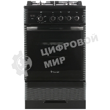 Плита газовая Gefest ПГ 5500-03 0044 черный, конфорок 4 шт, духовка 52 л, 50 см x 85 см x 58.5 см