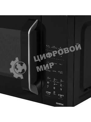 Микроволновая печь Centek CT-1551 черный, 20 л, 700 Вт, переключатели - кнопки