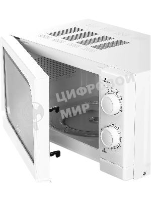 Микроволновая печь Galanz MOS-2004MW белый, 20 л, 700 Вт, переключатели - поворотный механизм