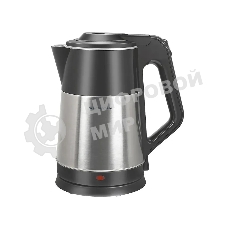 Чайник электрический BACKMAN BM-TEA 727 2,3 л, 2200 Вт, серебристый/черный