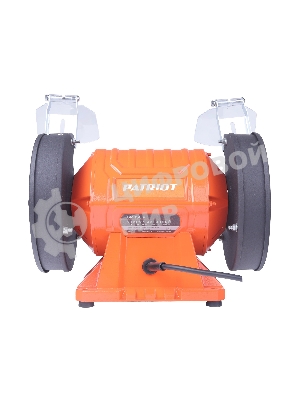 Станок заточной PATRIOT Expert GM 150 P, 375Вт, 2980об/мин, 150мм диск, A36/A60 зерн, посадочный 12.7мм, асинхронный, адаптер на круги 32 мм