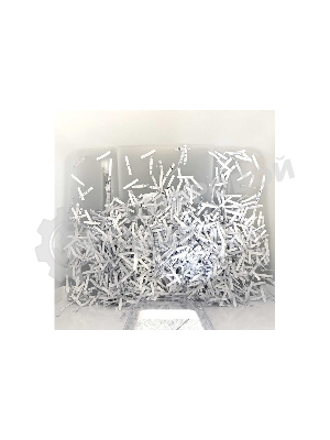 Шредер Office Kit S210N 3,9x38 белый (секр.P-4) фрагменты 16лист. 35лтр. скрепки скобы пл.карты CD