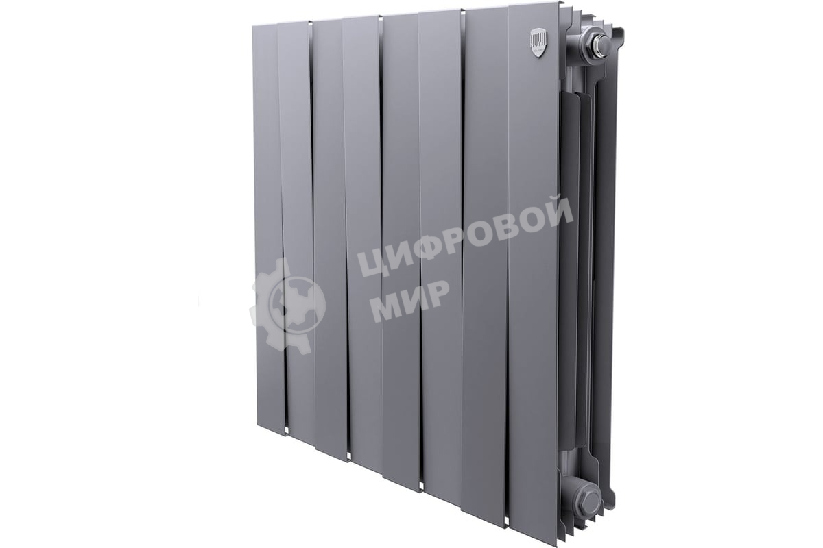 Радиатор биметаллический Royal Thermo PianoForte 500 Серебристый VR80 - 8 секц.