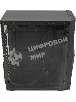 Компьютерный корпус Aerocool/Formula Glider Cosmo V1 без БП, ATX, боковое окно (закаленное стекло), черный