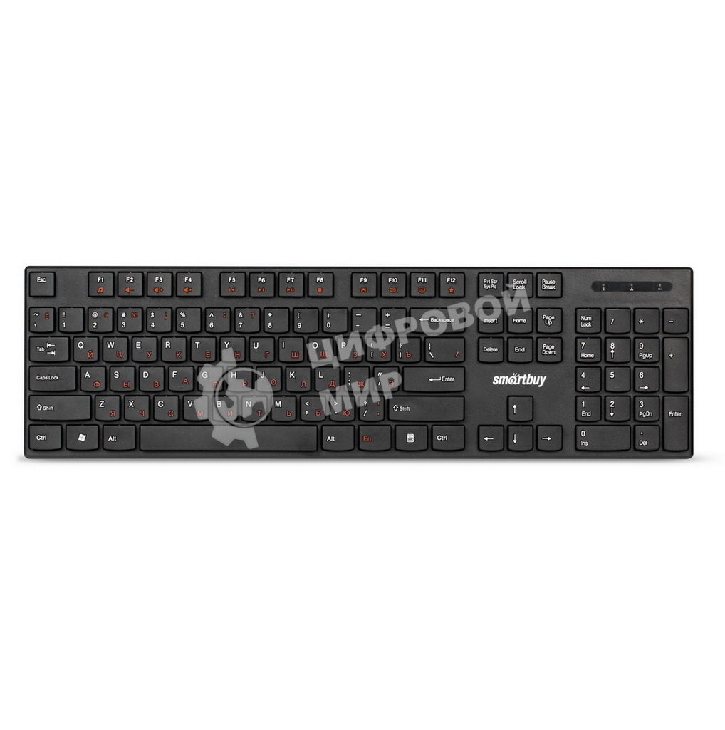 Клавиатура беспроводная мультимедийная Smartbuy (SBK-238AG-K) ОNE 238 USB