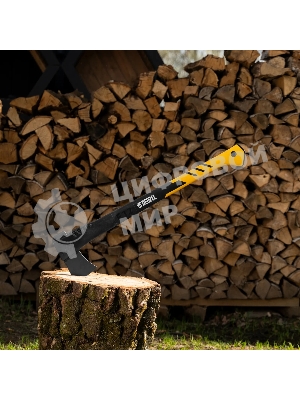 Топор-колун Denzel F12, 2000 гр, двухкомпонентная рукоятка, 710 мм