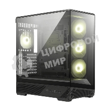 Компьютерный корпус MSI MAG PANO 130R PZ 2xUSB 3.2 Gen 1, 1xUSB 3.2 Gen2 Type-C, 3x120мм ARGB Reverse Blade Fan, 1x120мм ARGB Fan, 1 to 3 Fan PWM Splitter, Tempered Glass Window