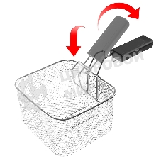 Фритюрница электрическая Tuarex AG-3501 черный/стальной, мощность 2000 Вт, сенсорное управление, объем масла 2,5 л, регулир. темп, 4 шт/уп.