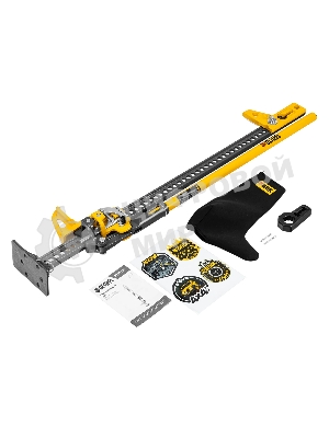 Домкрат реечный профессиональный Denzel 3,5 т, 115-1040 мм, High Jack