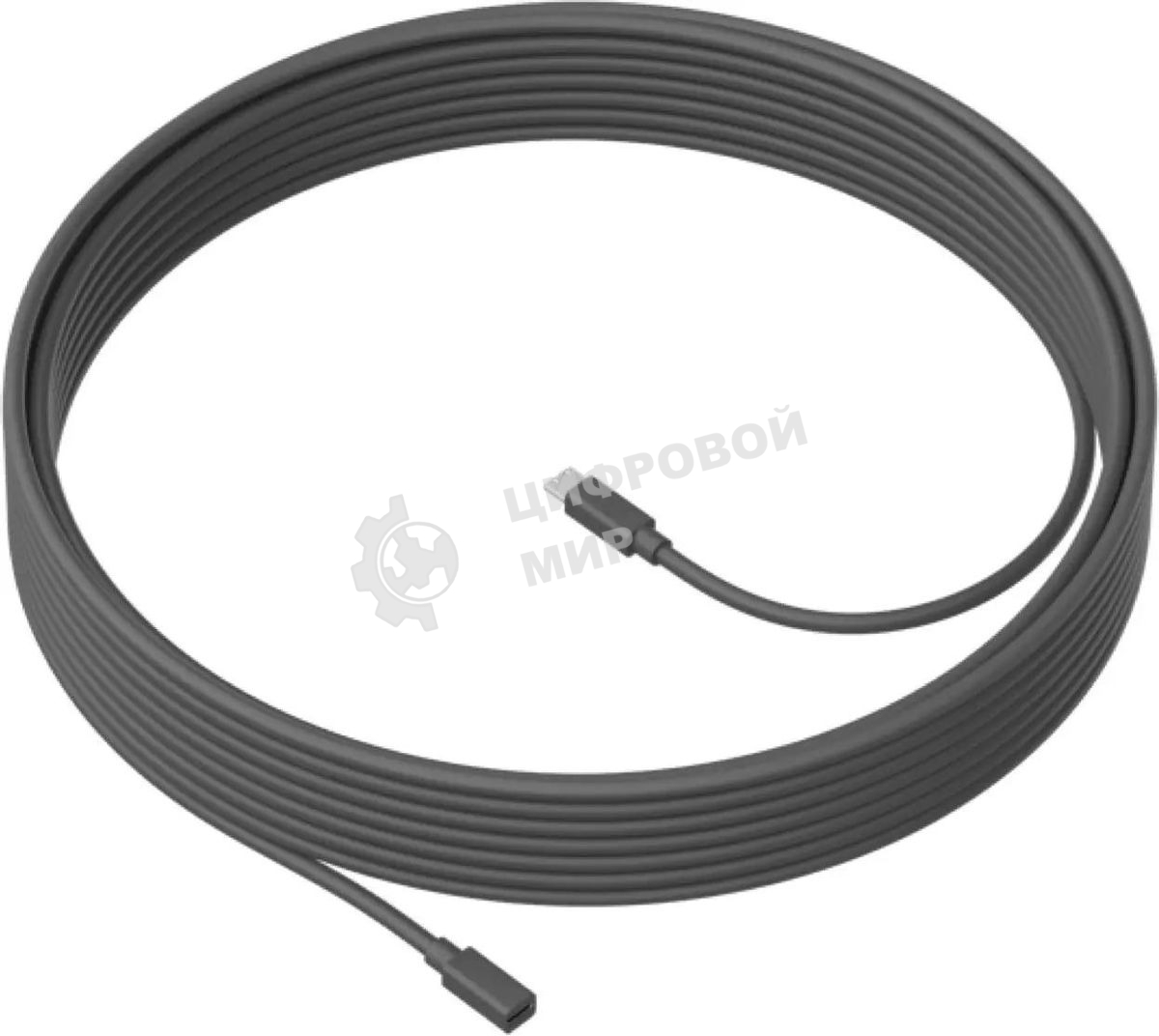 Кабель LOGITECH MeetUp 10m Mic Cable - графитовый - WW - MEETUP 10M MIC CABLE