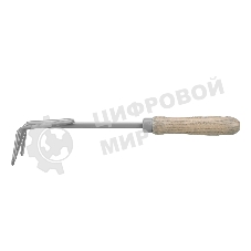 Рыхлитель трехзубый Palisad LUXE 100х345 мм, стальной, рукоятка из ясеня